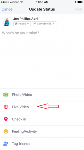 Quick start guide to FB live